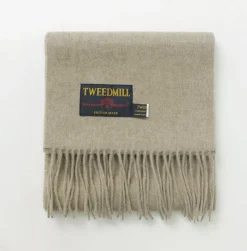 TWEED MILL / Lamb Wool Scarf Solid
