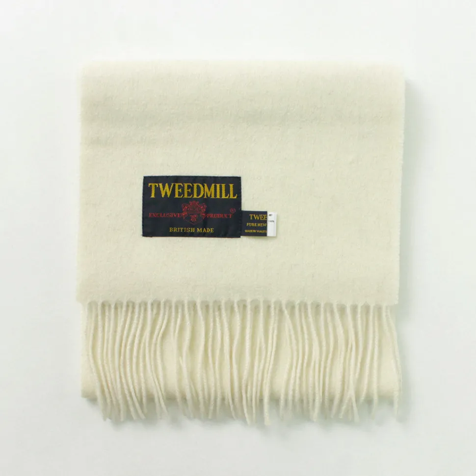 TWEED MILL / Lamb Wool Scarf Solid