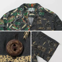 TWO PALMS / Hawaiian Shirt Crazy Golden Vintage x Friendly Isle