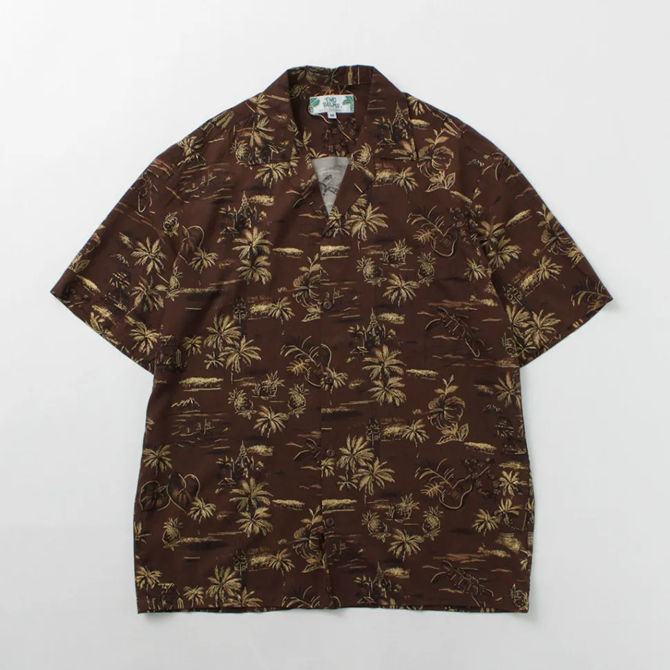 TWO PALMS / Hawaiian shirt Golden Vintage