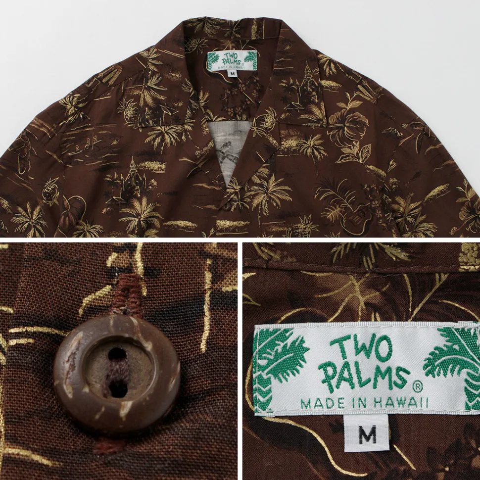 TWO PALMS / Hawaiian shirt Golden Vintage