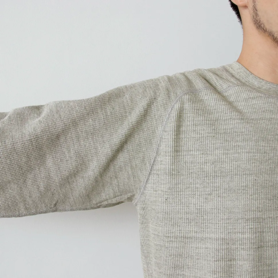 UNDYED / Waffle Sweatshirt Colored Organic Cotton