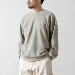 UNDYED / Waffle Sweatshirt Colored Organic Cotton