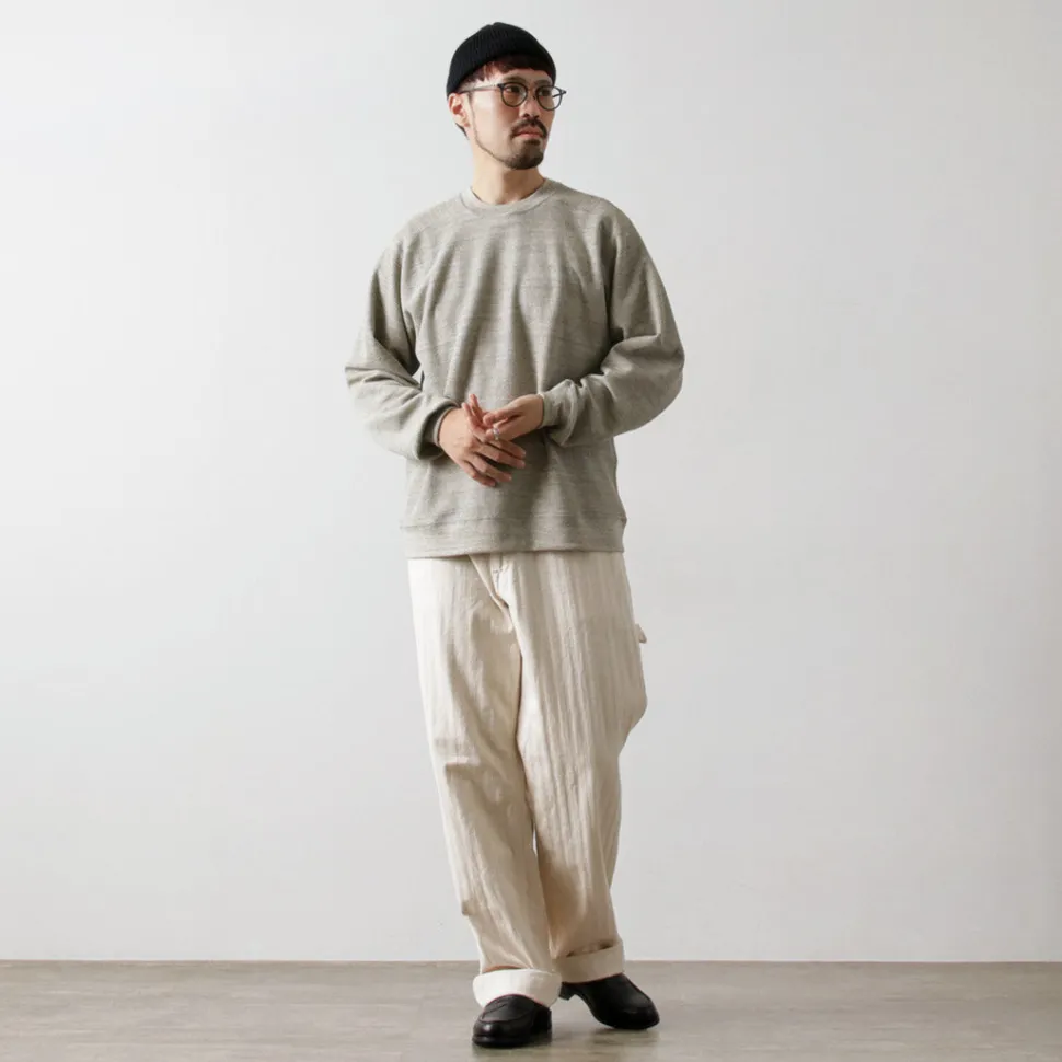 UNDYED / Waffle Sweatshirt Colored Organic Cotton