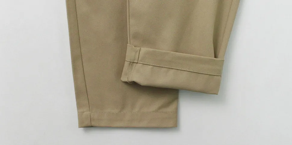 UNIVERSAL OVERALL / Heritage T/C Relaxed 2-Tuck Trousers STONE CARVER