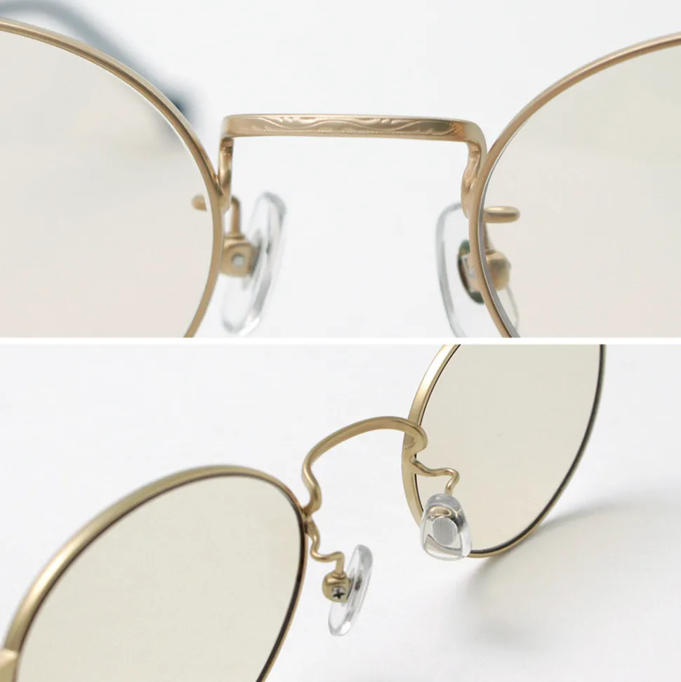 VERYNERD / Cyan Metal Frame Boston Matte Gold