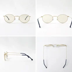 VERYNERD / Cyan Metal Frame Boston Matte Gold