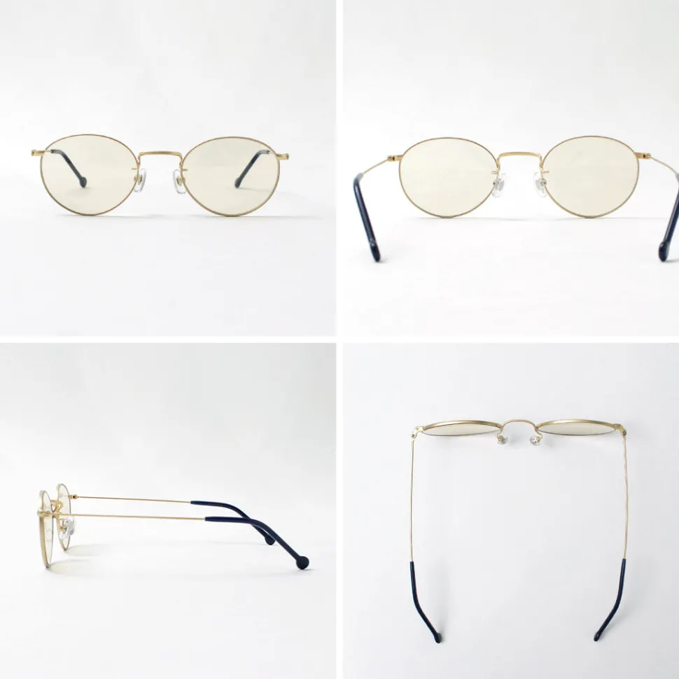 VERYNERD / Cyan Metal Frame Boston Matte Gold