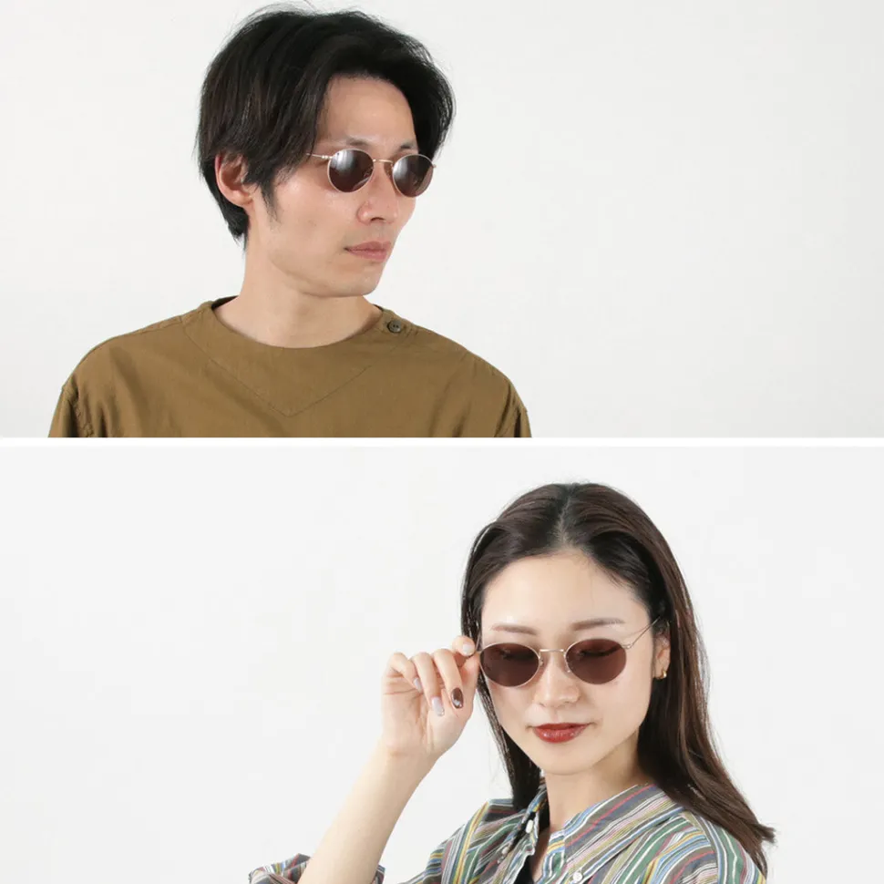 VERYNERD / Cyan Metal Frame Boston Matte Gold