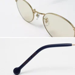 VERYNERD / Cyan Metal Frame Boston Matte Gold