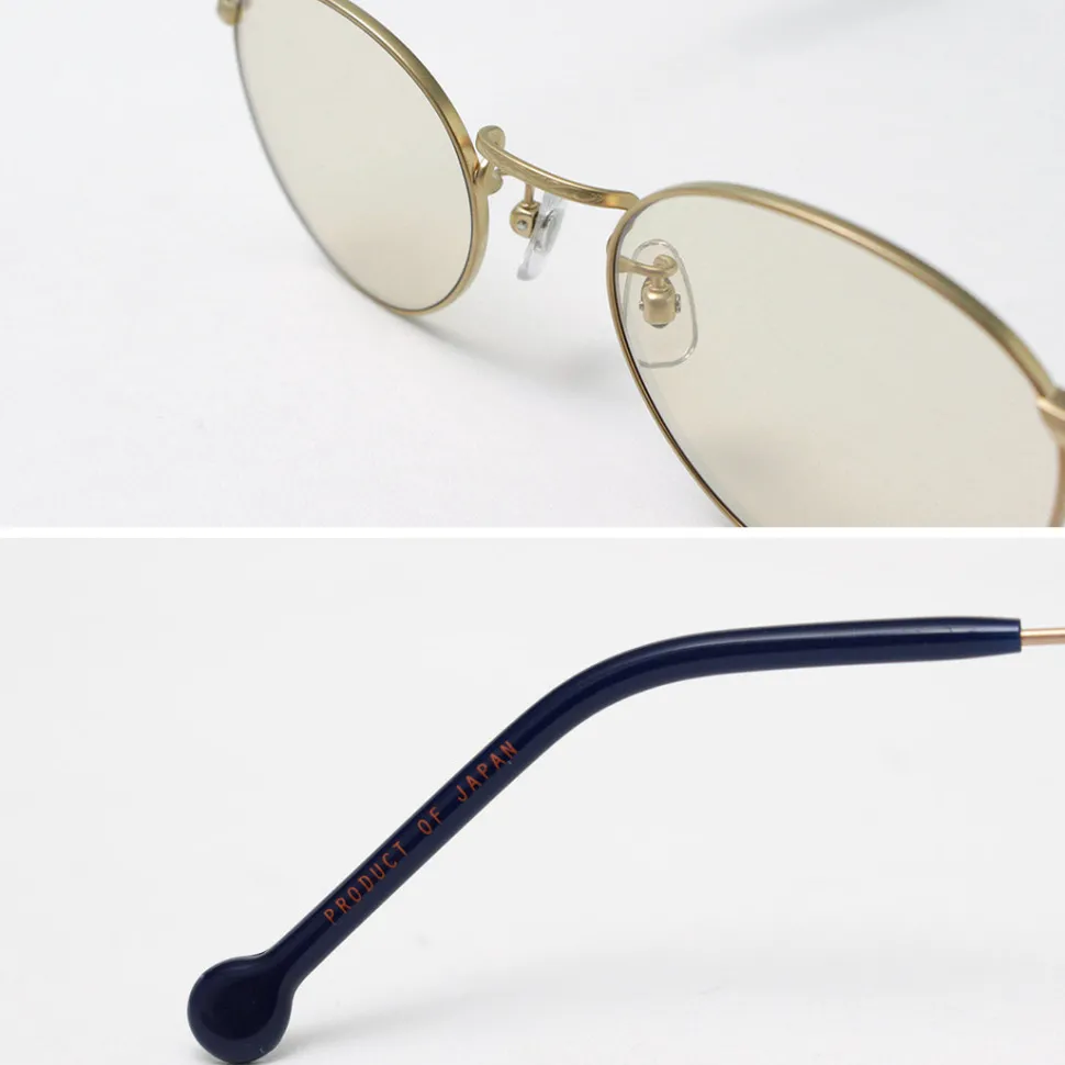 VERYNERD / Cyan Metal Frame Boston Matte Gold