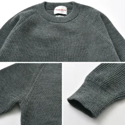 VINCENT ET MIREILLE / 8 gauge ribbed Crewneck Sweater