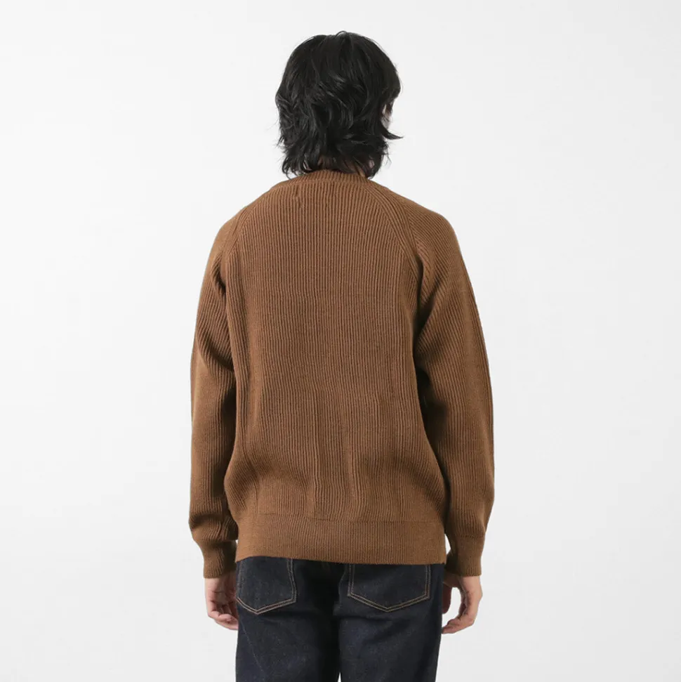VINCENT ET MIREILLE / 8 gauge ribbed Crewneck Sweater
