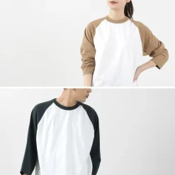 WALLA WALLA SPORT / 7/10 Sleeve 2 Tone Baseball T-Shirt