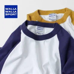 WALLA WALLA SPORT / 7/10 Sleeve 2 Tone Baseball T-Shirt