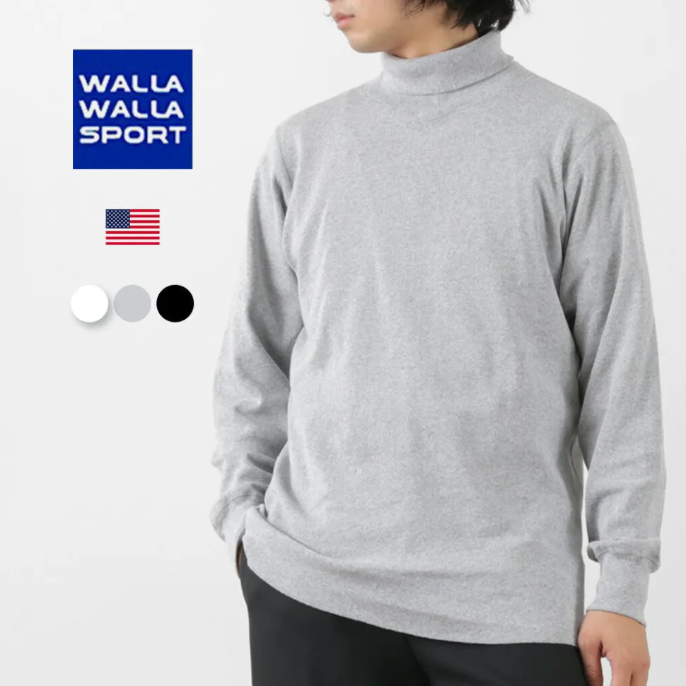 WALLA WALLA SPORT / 1ÁE Ribbed Turtleneck T-shirt