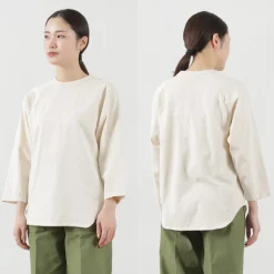 WALLA WALLA SPORT / Three quarter sleeves Baseball T-Shirt Solid