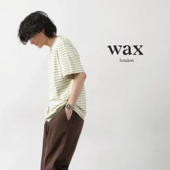 WAX LONDON / Dean Short Sleeve Striped T-Shirt Jolt Stripe