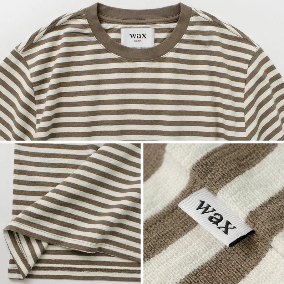 WAX LONDON / Dean Short Sleeve Striped T-Shirt Jolt Stripe