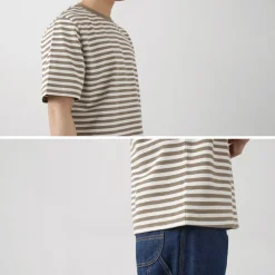 WAX LONDON / Dean Short Sleeve Striped T-Shirt Jolt Stripe