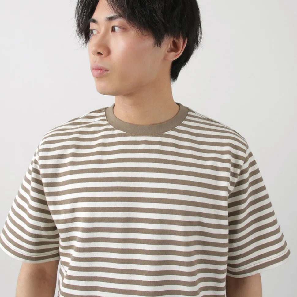 WAX LONDON / Dean Short Sleeve Striped T-Shirt Jolt Stripe