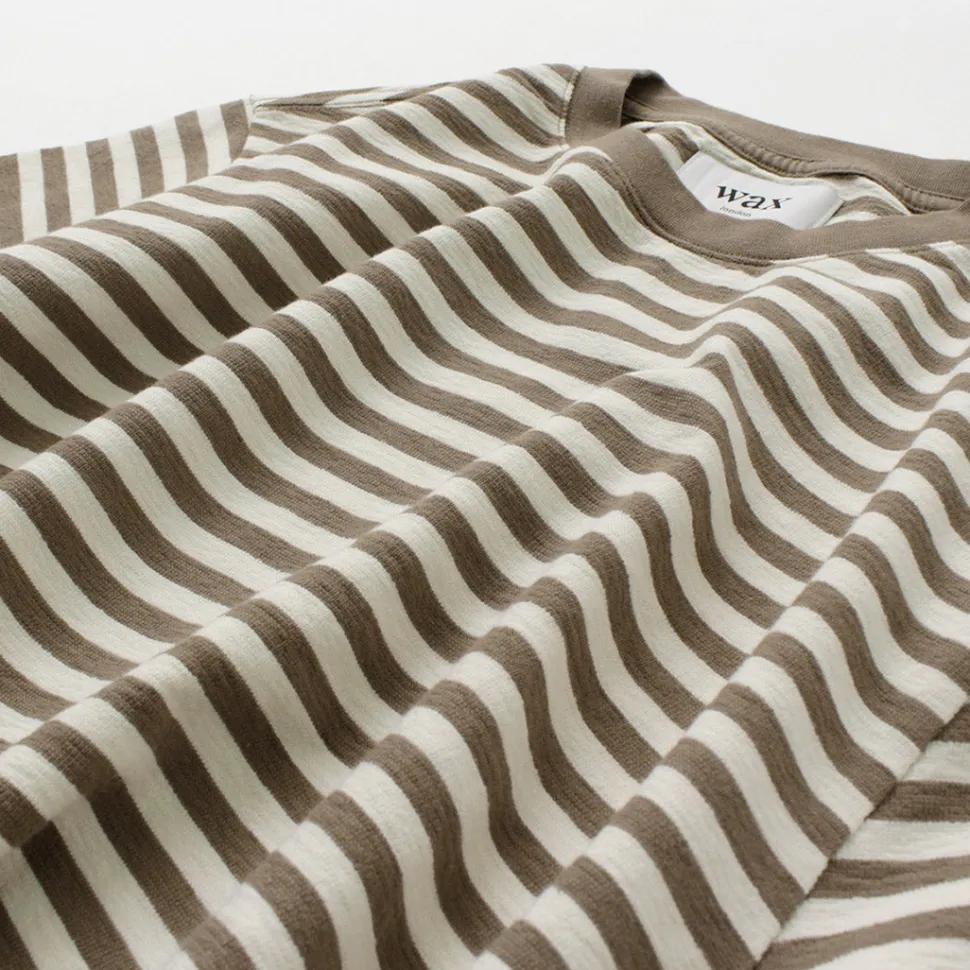 WAX LONDON / Dean Short Sleeve Striped T-Shirt Jolt Stripe