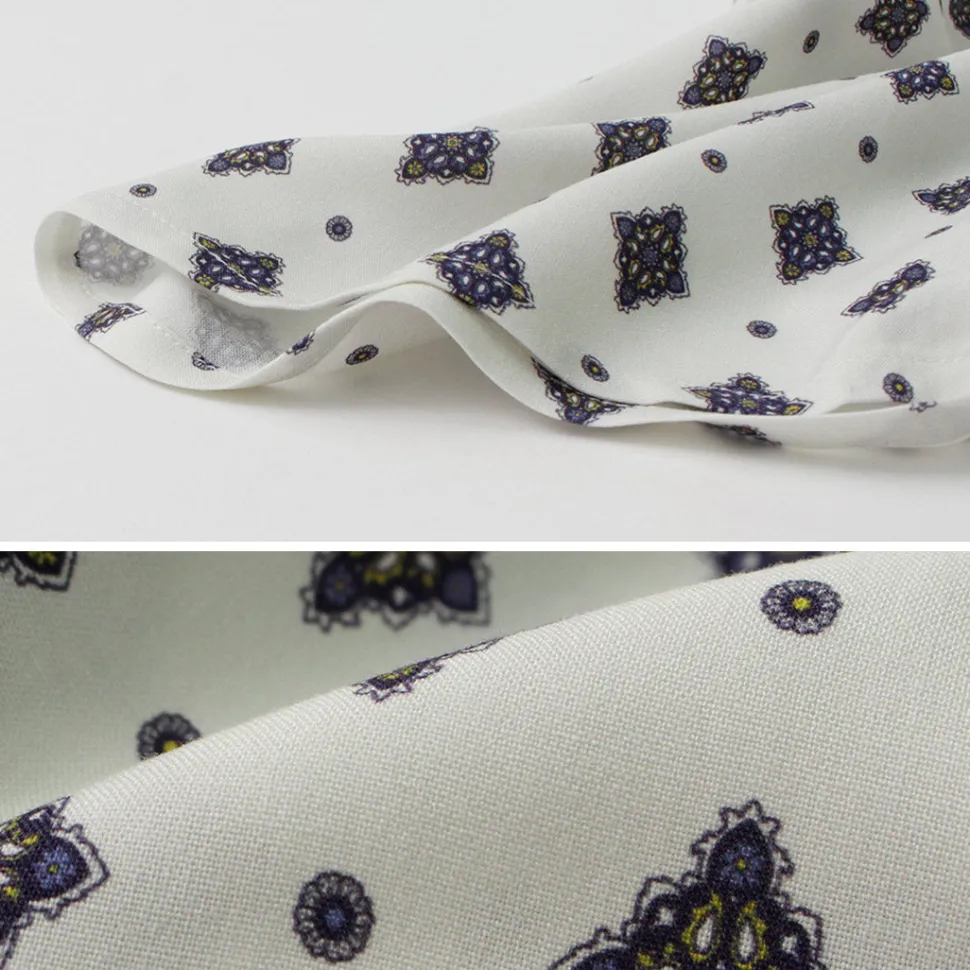 WAX LONDON / Didcot Short Sleeve Shirt Ditsy Tile