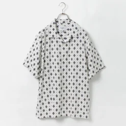 WAX LONDON / Didcot Short Sleeve Shirt Ditsy Tile
