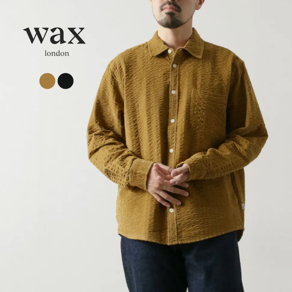 WAX LONDON / sherry-shirt seersucker cord