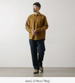 WAX LONDON / sherry-shirt seersucker cord