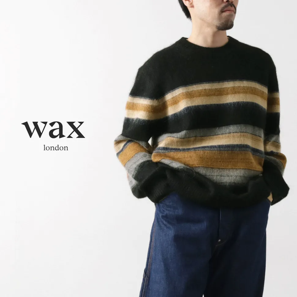 WAX LONDON / Wild Crew Knit Blush Stripe
