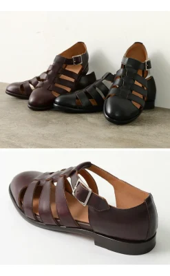 WHEELROBE / Gurkha sandal - Horween chrome-excel