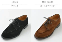 WHEELROBE / 15078S Heavy Stitching Moc Toe Suede Shoes