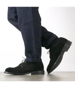 WHEELROBE / 15078S Heavy Stitching Moc Toe Suede Shoes