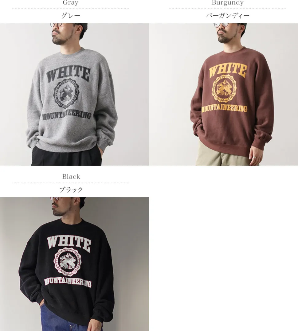 WHITE MOUNTAINEERING / College Logo Sweatshirt