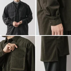 WHITE MOUNTAINEERING / Mid Gusset Sleeve Tricot Check Shirt