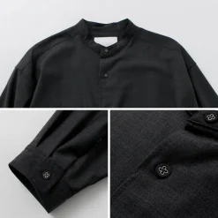 WHITE MOUNTAINEERING / Stretch Band Collar Shirt