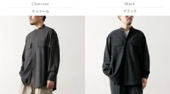 WHITE MOUNTAINEERING / Stretch Band Collar Shirt