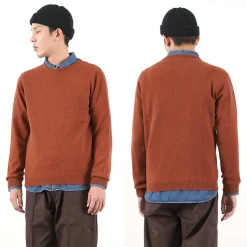 WILLIAM LOCKIE / Lambswool crew neck knit
