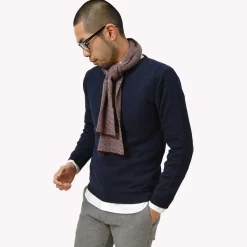 WILLIAM LOCKIE / Lambswool crew neck knit