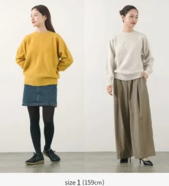 YONETOMI NEW BASIC / Circle Knit Pullover