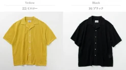 YONETOMI NEW BASIC / Cotton SUKASHI Knit Shirt