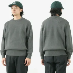 YONETOMI NEW BASIC / Extra Fine Wool Ribbed Knit Pullover