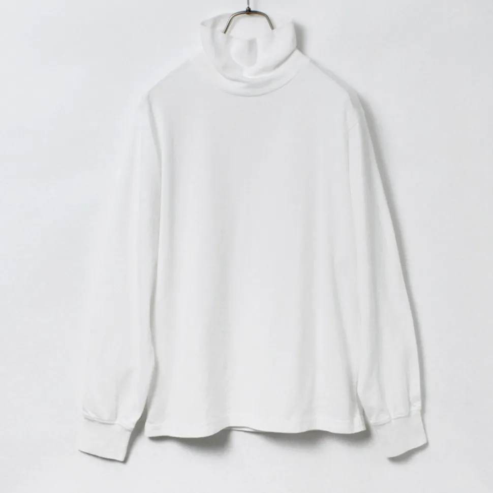 YONETOMI NEW BASIC / NEW BASIC GARMENT DYE T-SHIRT TURTLE NECK