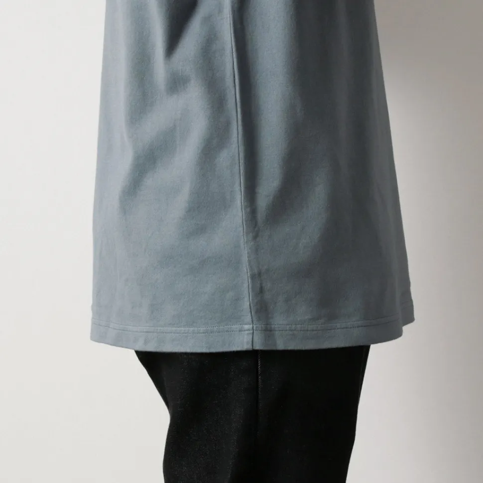 YONETOMI NEW BASIC / NEW BASIC GARMENT DYE T-SHIRT TURTLE NECK