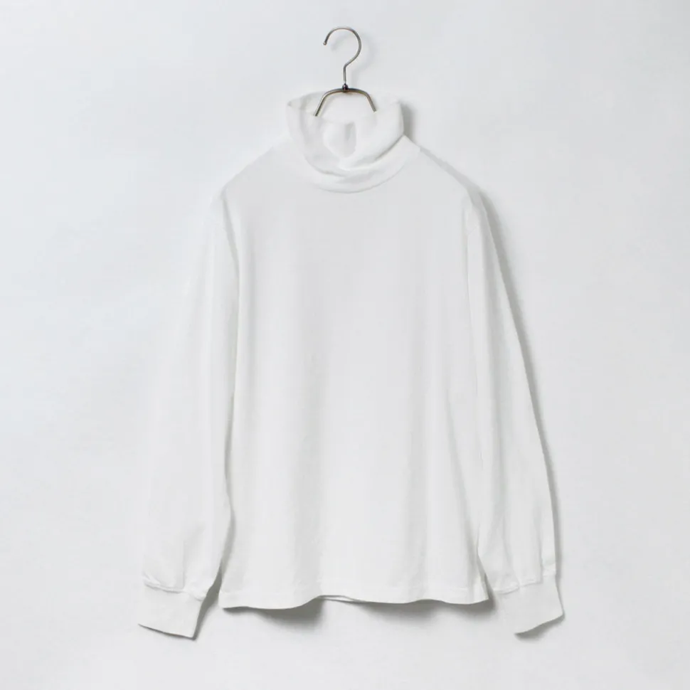 YONETOMI NEW BASIC / NEW BASIC GARMENT DYE T-SHIRT TURTLE NECK