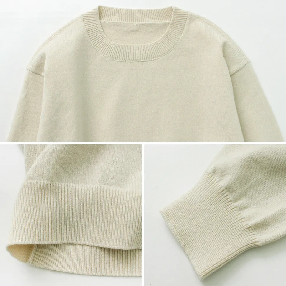 YONETOMI NEW BASIC / Rigid Cashmere Knit Pullover