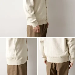 YONETOMI NEW BASIC / Rigid Cashmere Knit Cardigan