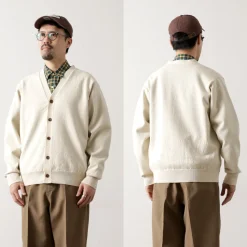 YONETOMI NEW BASIC / Rigid Cashmere Knit Cardigan
