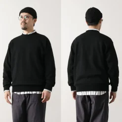 YONETOMI NEW BASIC / Rigid Cashmere Knit Pullover Garment Dyed